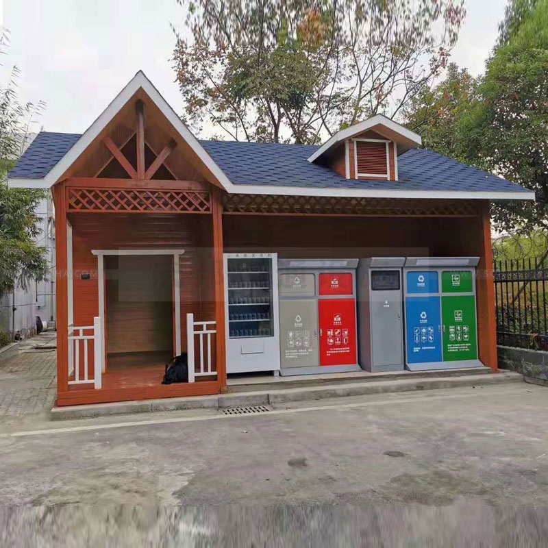 社區(qū)垃圾分類亭常用功能有哪些？可向智能化垃圾亭拓展嗎？配圖二